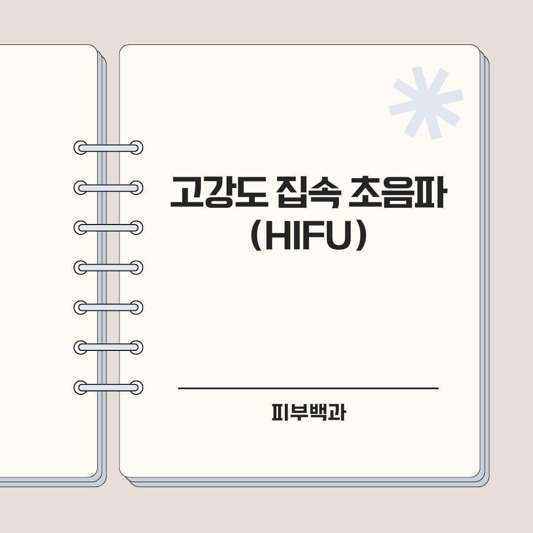 고강도 집속 초음파 (HIFU)