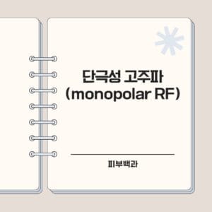 단극성 고주파 (monopolar RF)